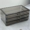 Picture of Multilayer Acrylic Shelf Desktop Makeup Organizer; Multi-functional Drawer Lipstick Box Transparent Storage Rack; Multi-layer Cosmetic Storage Rack for Desktop