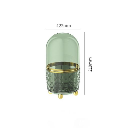 Picture of Elegant and Creative Makeup Brush Storage Cylinder with Large Capacity for Women's Cosmetics Organization
