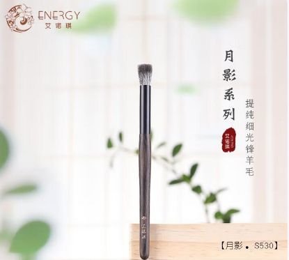 Picture of Makeup Brushes: Mini Dotting Brush, Eyeshadow Blending Brush, Wool Brush, Blush Brush