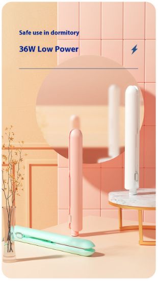 Picture of Two-in-One Curling Iron and Straightening Flat Iron