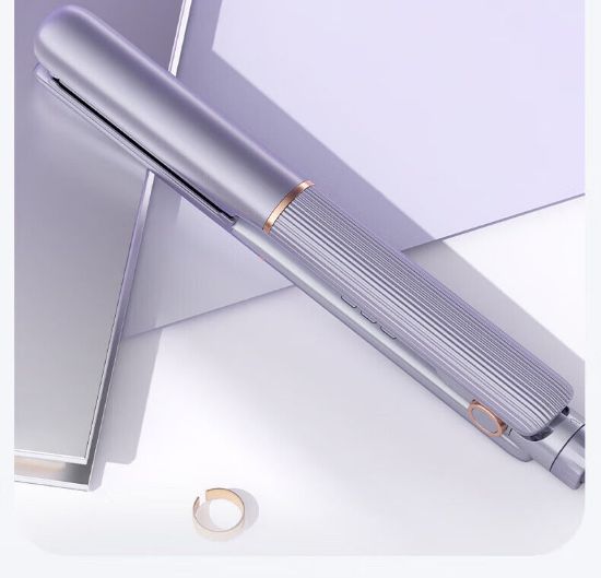 Picture of Hair Straightening and Curling Iron with Negative Ions, Dual-Use Hair Styler for Students in Dormitories, Anti-Burn, Fluffy Hair, and Bangs Styling