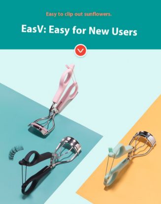 Picture of Eyelash Curler, Long-Lasting, Wide-Angle Eyelash Curler for Beginners, No Pinching Eyelids