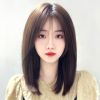 Picture of 100% Real Human Hair, Hand-tied Mono Top, Mid-length 30 cm